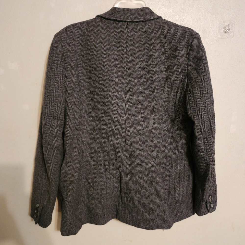 Pendleton Virgin Wool Dark Gray One Button Herrin… - image 6